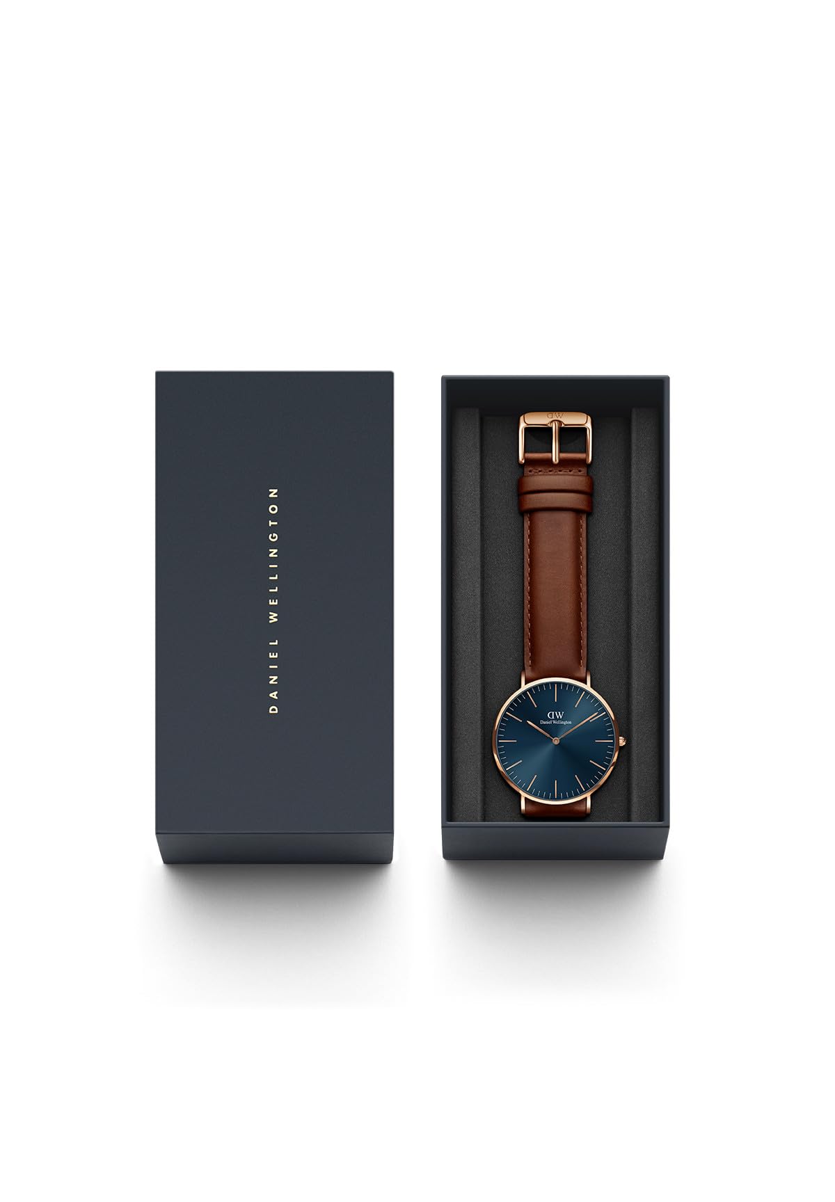 Daniel Wellington Classic 40 St Mawes Blue Men Analogue Watch - SaumyasStore
