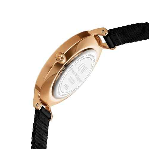 Daniel Wellington Petite Unisex Black Round Dial Analog Watch with Bracelet - DW00500021K SaumyasStore