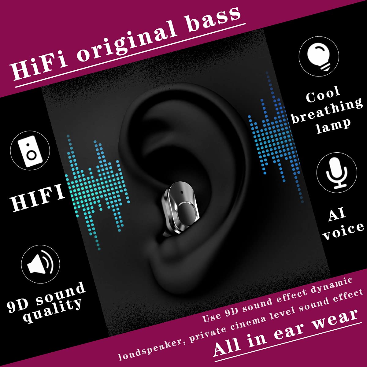 Desong Smart Watch with Earbuds 3 in 1 Round Fitness Tracker 1.28inch Smartwatch for Men Answer/Make Call Speaker Recording Sleep Monitor Sports Smart Watch Long Time Standby SaumyasStore