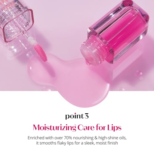 ETUDE Lip Oil Neon Pink (Glossy) SaumyasStore