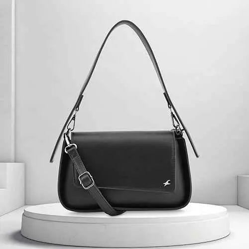 Everyday Edge Satchel | Faux-Leather Women's Handbags | Satchel for Casual Carry SaumyasStore