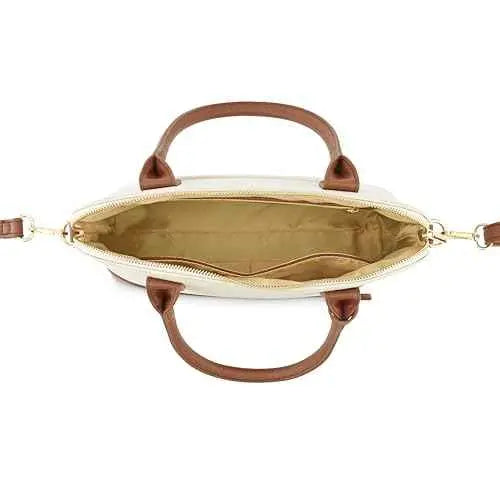 Everyday Edge Satchel | Faux-Leather Women's Handbags | Satchel for Casual Carry SaumyasStore