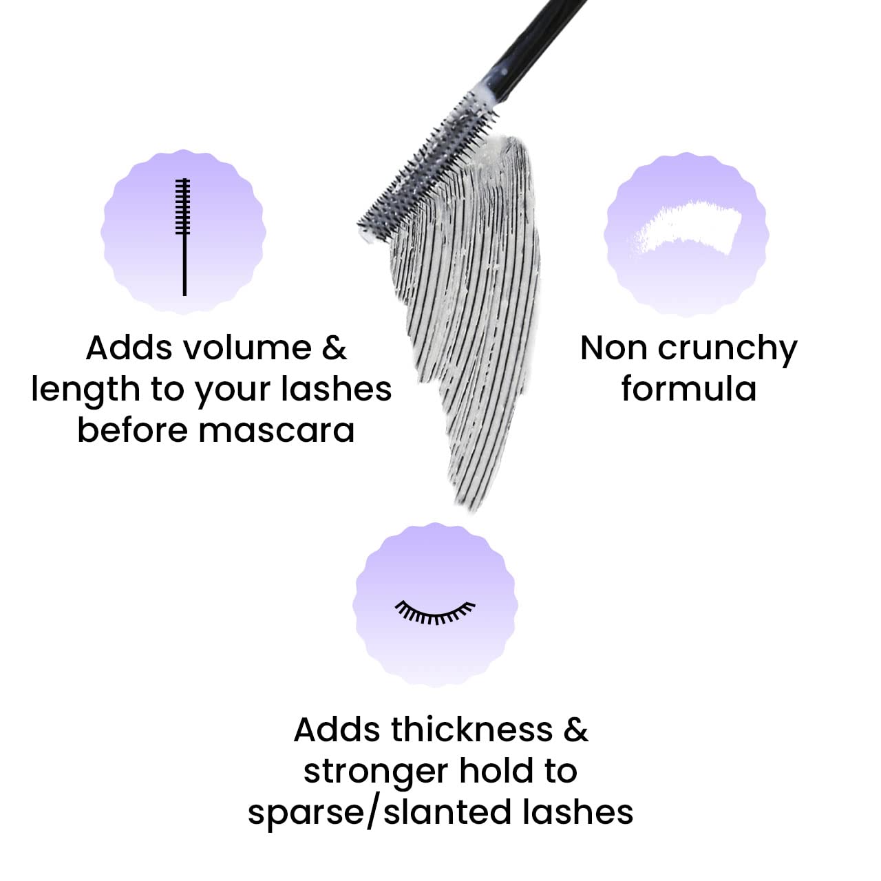 FAE Beauty Base Coat Mascara Primer | Add Extra Volume | Get Better Curl Hold | Buildable And Long Lasting Formula | Vegan (Transparent) SaumyasStore