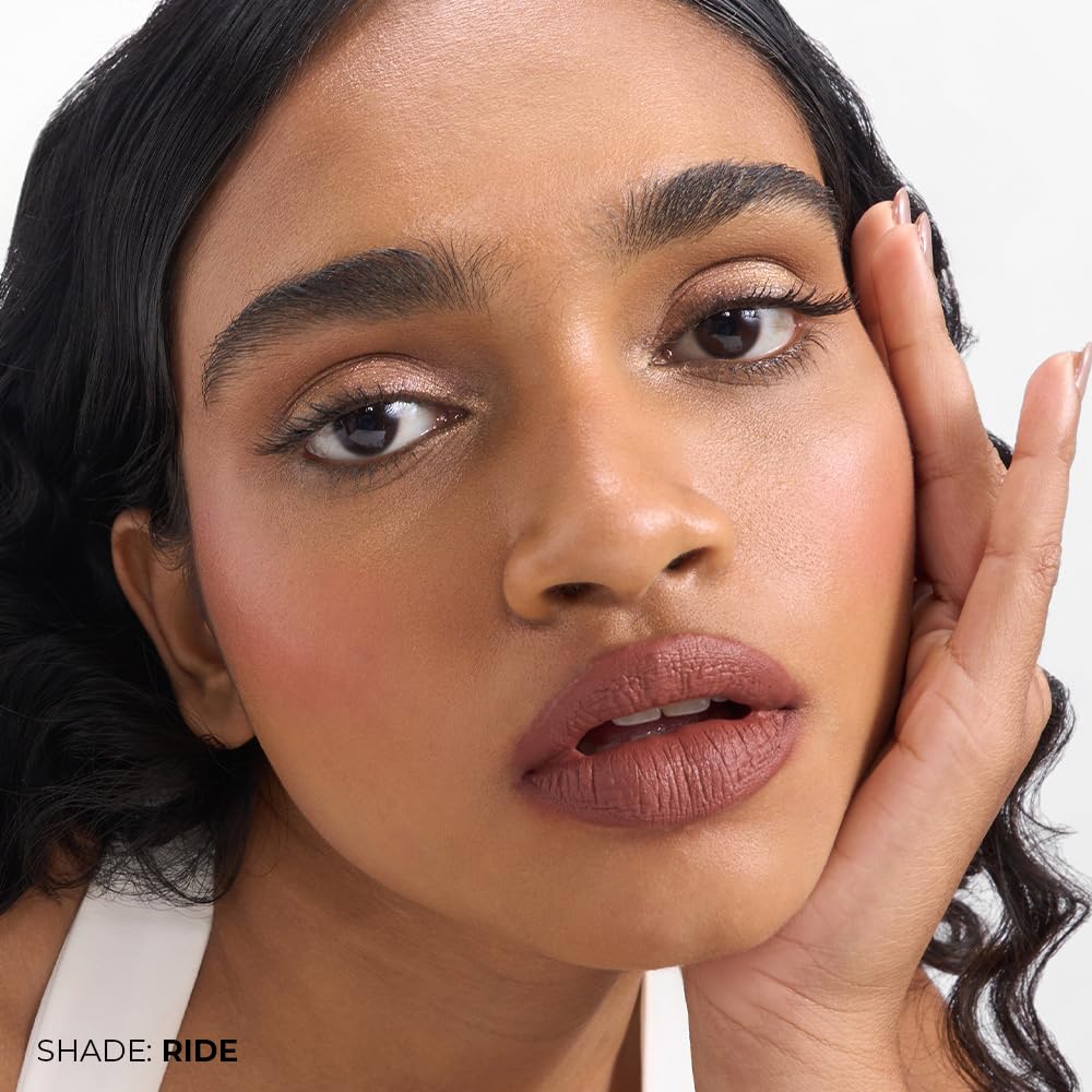 FAE Beauty Lip Whip 12Hr Matte Liquid Lipstick + Re:Define Lip Liner Set | Long Wear | Matte | Non Drying | Transferproof | Shades - Ride & Headline SaumyasStore