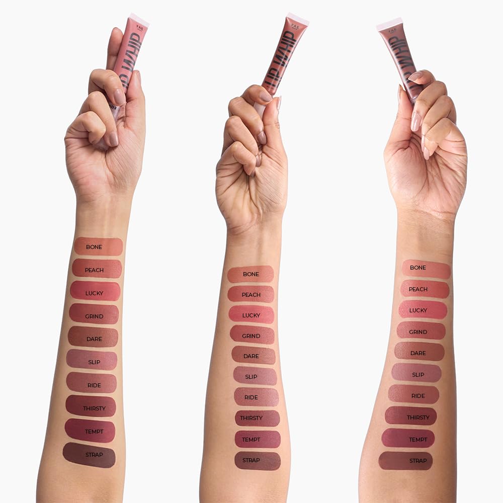FAE Beauty Lip Whip 12Hr Matte Liquid Lipstick + Re:Define Lip Liner Set | Long Wear | Matte | Non Drying | Transferproof | Shades - Ride & Headline SaumyasStore