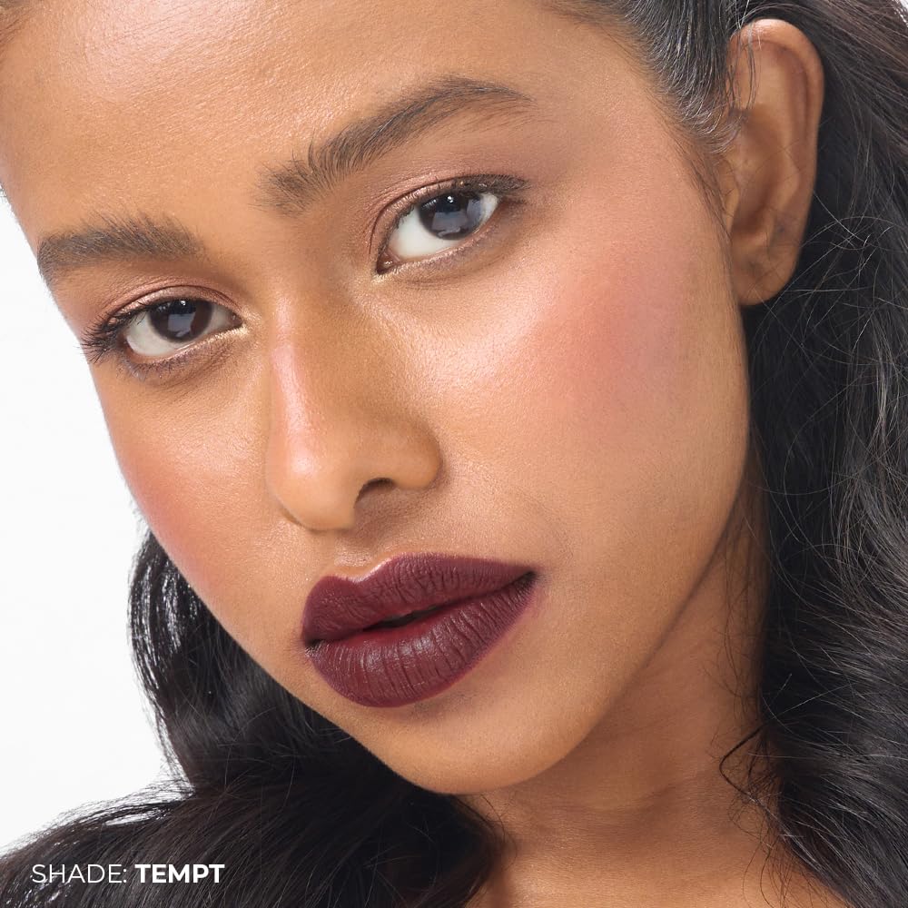 FAE Beauty Lip Whip 12Hr Matte Liquid Lipstick + Re:Define Lip Liner Set | Long Wear | Matte | Non Drying | Transferproof | Shades - Tempt & Topline SaumyasStore