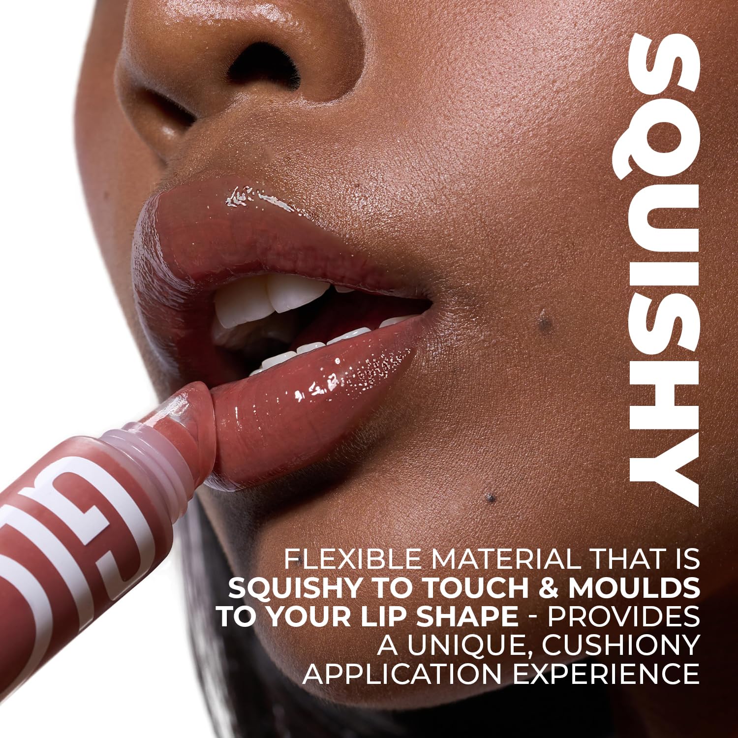 FAE Beauty Peptide Lip Gloss | With Passionfruit Oil & Argireline to Smoothen, Even, and Soften Lips | Non Sticky | Hydrating | Vegan | Shade Living | Rosewood Gloss SaumyasStore