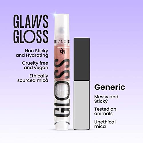 FAE Beauty Peptide Lip Gloss | With Passionfruit Oil & Argireline to Smoothen, Even, and Soften Lips | Non Sticky | Hydrating | Vegan | Shade Soaring | Nude Brown Gloss SaumyasStore