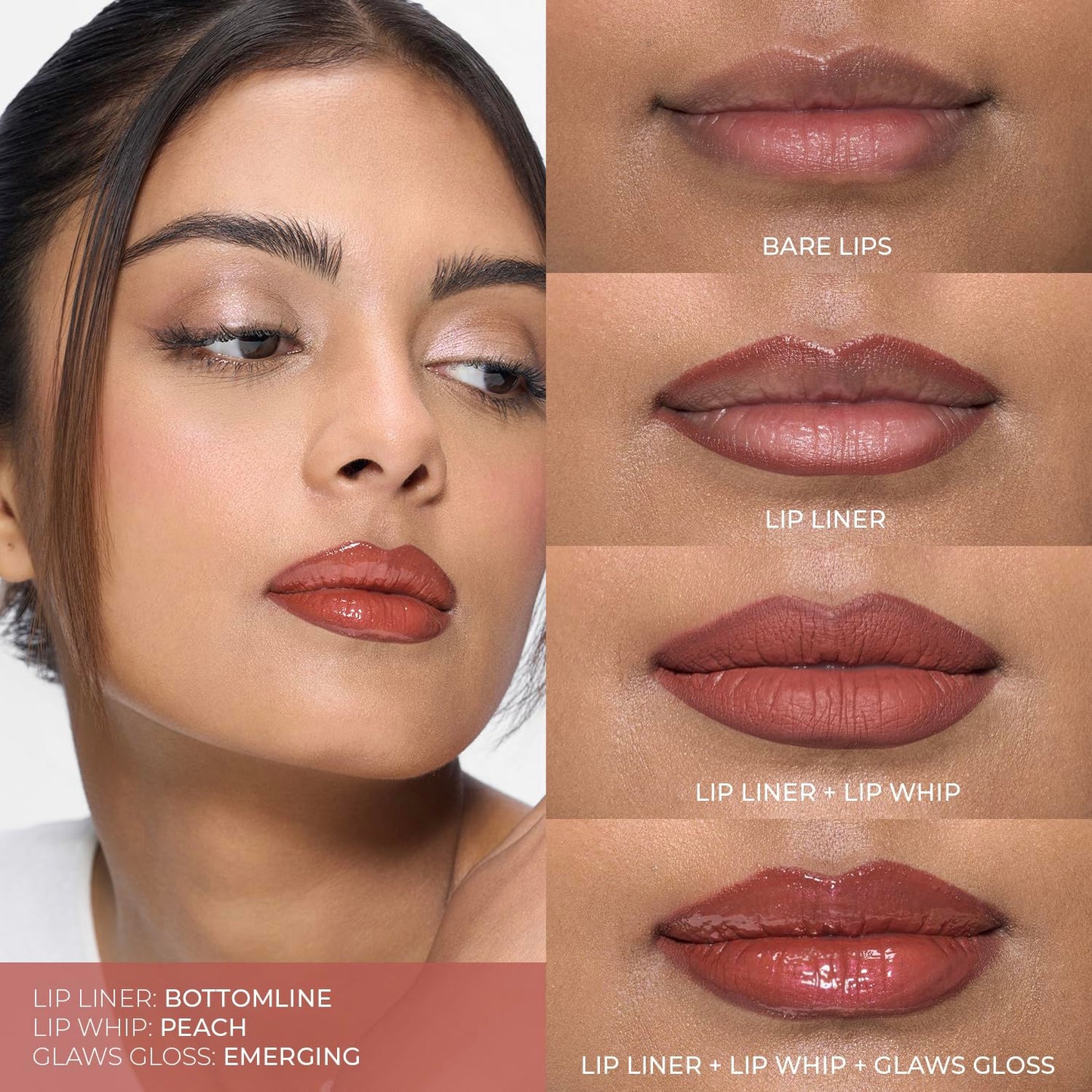 FAE Beauty Re:Define Lip Liner |Long-Lasting | Matte | Non-drying | Transferproof & Smudgeproof | Enriched with Vitamin E & Almond Oil | Shade - Bottomline SaumyasStore