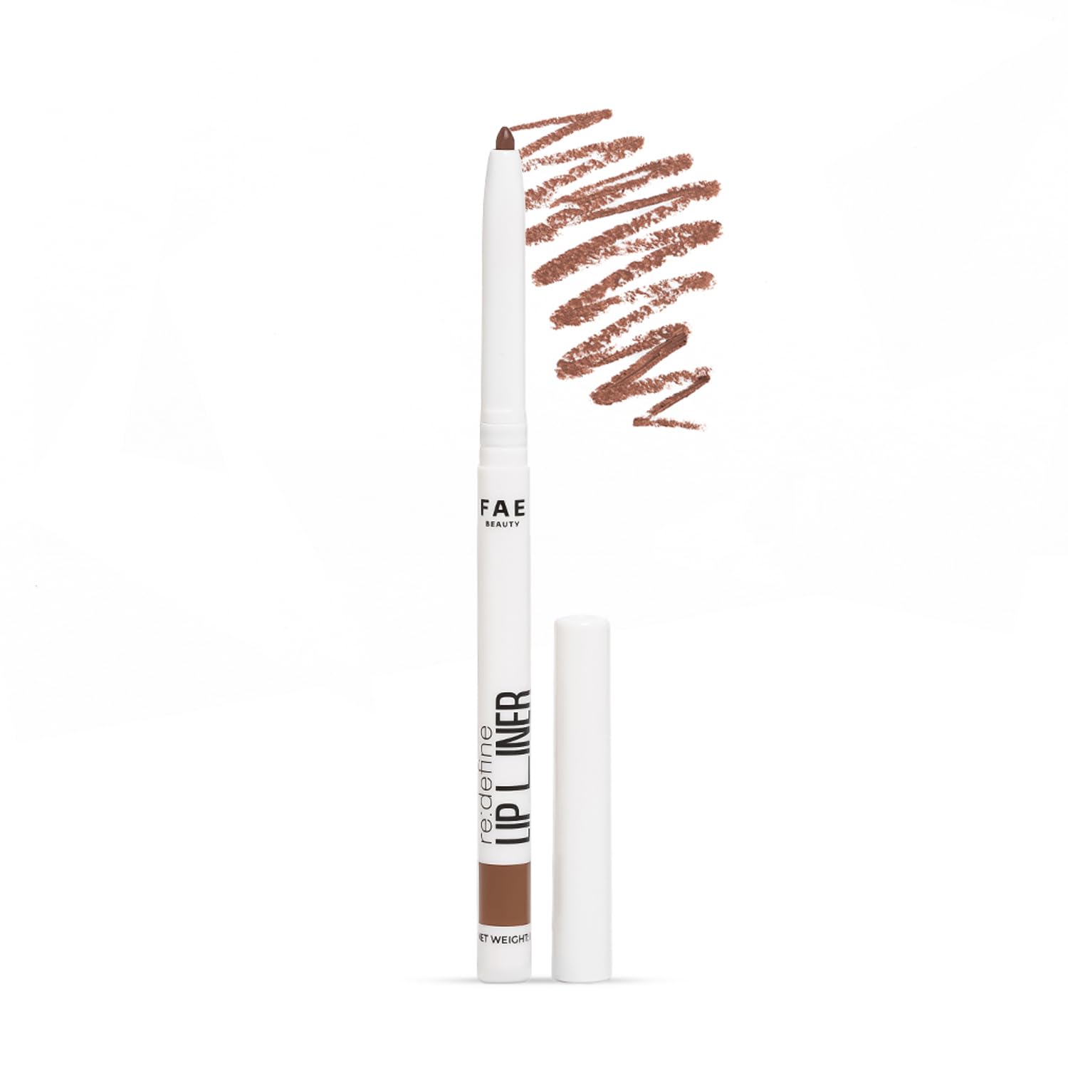 FAE Beauty Re:Define Lip Liner |Long-Lasting | Matte | Non-drying | Transferproof & Smudgeproof | Enriched with Vitamin E & Almond Oil | Shade - Bottomline SaumyasStore