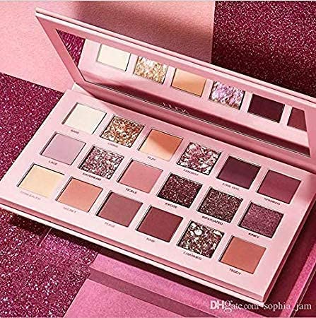 FAIRY FIRST Fairyfirst 18 Color Eyeshadow Palette With Mirror - Include Matte Shimmer & Glitter Blending, Natural Nudes Velvet SaumyasStore