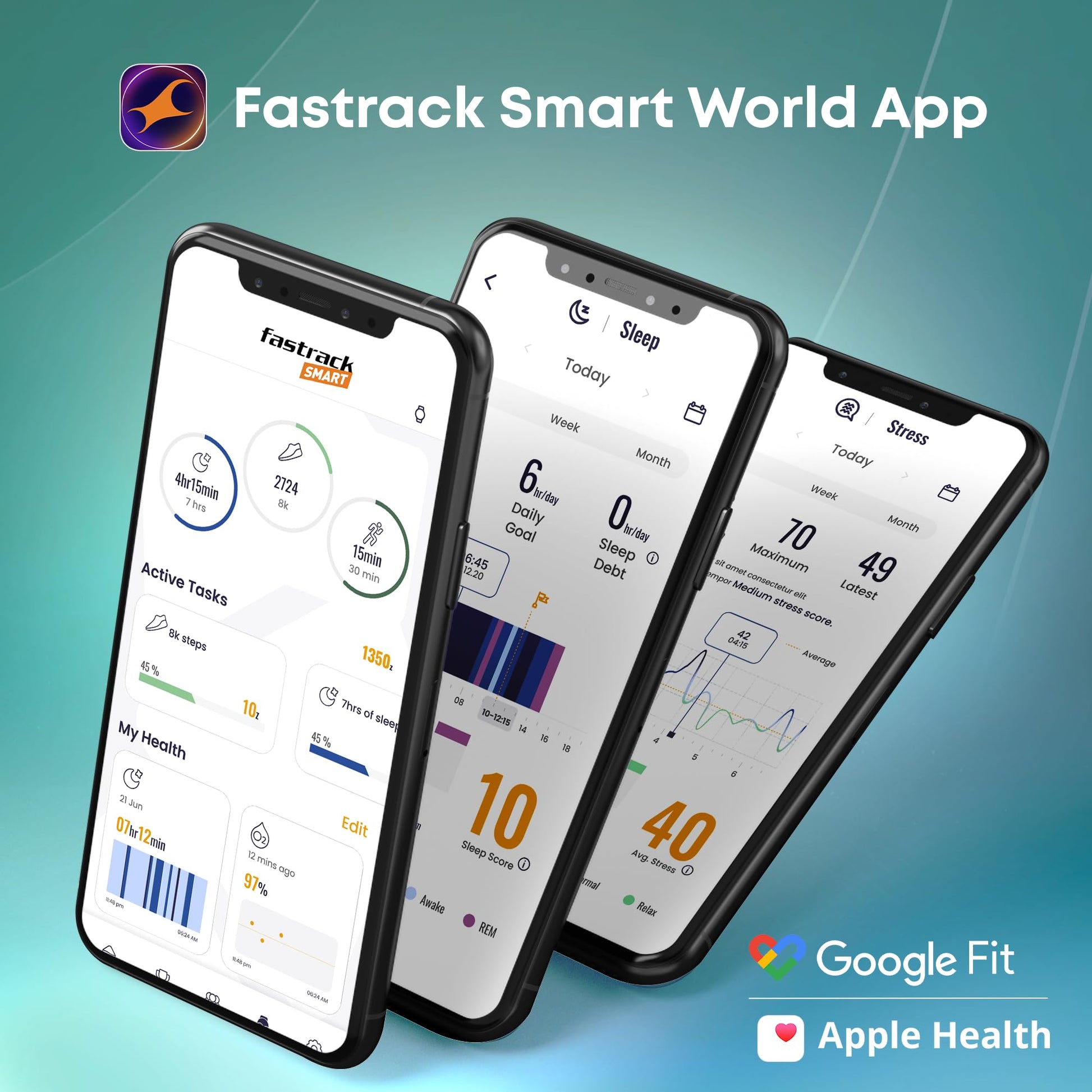 Fastrack Astor FR2 Pro Smart Watch, 1.43” AMOLED Display, 466 * 466 Pixel Resolution, SingleSync BT Calling, AI Voice Assistant, 100+ Sports Modes and Smartwatch Faces, IP68 (Rose Gold) SaumyasStore