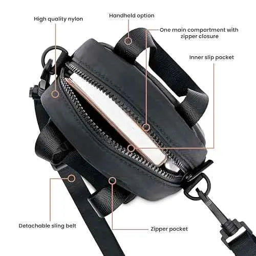 Fastrack Bunny Sling | Nylon Women's Handbags | Sling for Casual Carry SaumyasStore