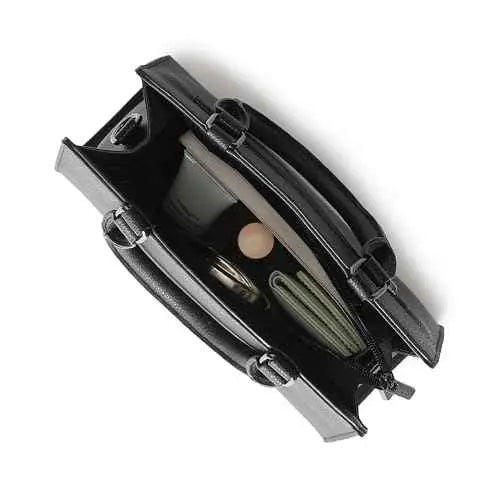 Fastrack Casual Satchel Bag with Top Zipper for Girls, Medium Size with Detachable Sling and Handheld Handles, Made with Premium Faux Leather SaumyasStore