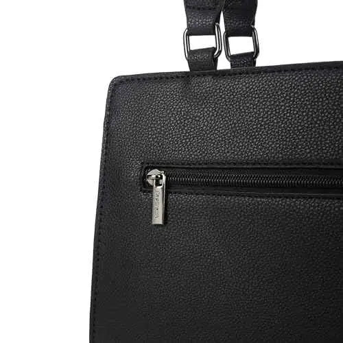 Fastrack Casual Satchel Bag with Top Zipper for Girls, Medium Size with Detachable Sling and Handheld Handles, Made with Premium Faux Leather SaumyasStore