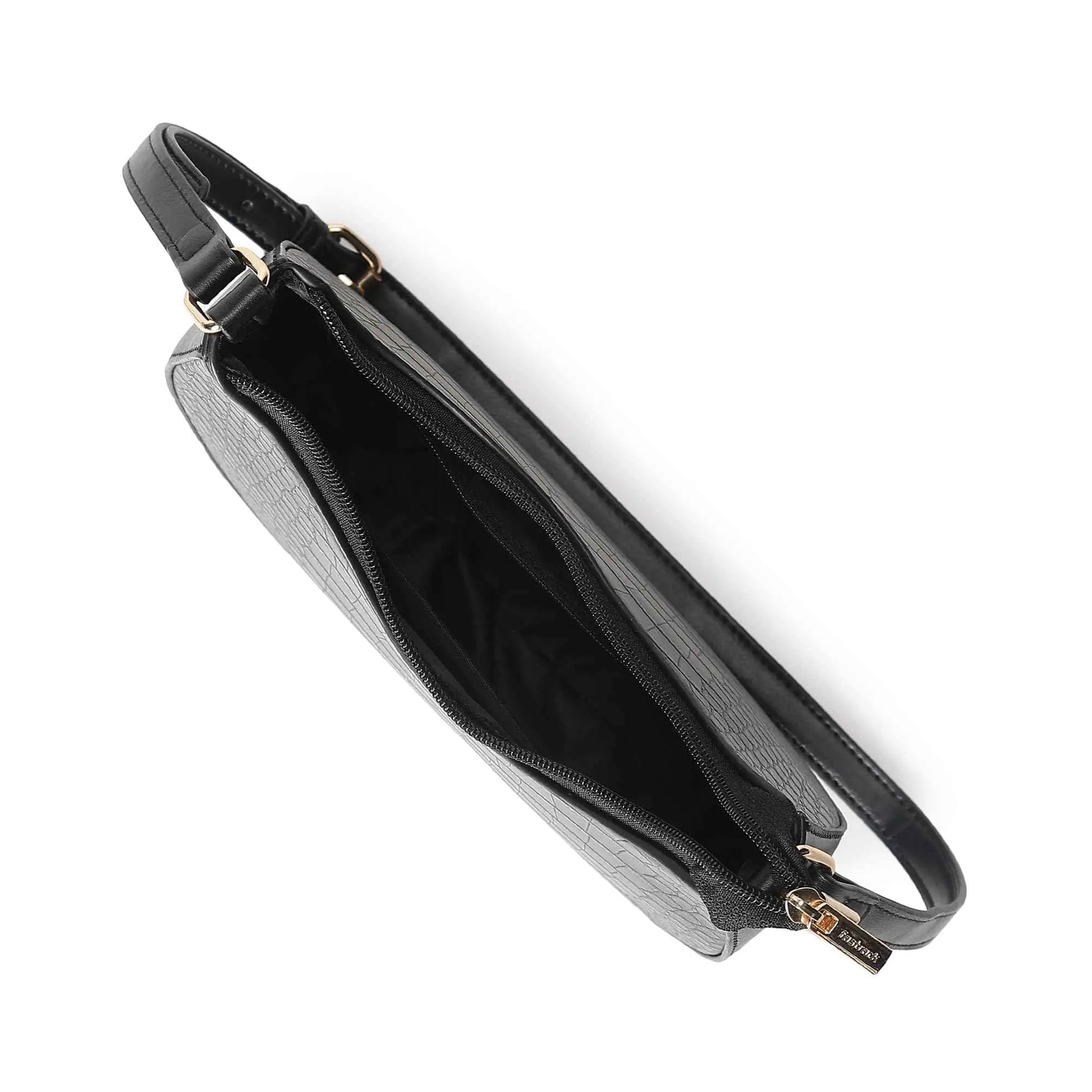 Fastrack Casual Shoulder Bag with Top Zipper Closure for Girls, Small Size with Internal Zipper Pocket, Made with Premium Faux Leather SaumyasStore