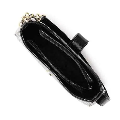 Fastrack Casual Shoulder Bag with Zipper and Magnetic Button for Girls, Medium Size with Internal Zipper, Made with Premium Faux Leather, Versatile and Durable Design SaumyasStore