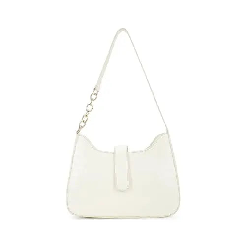 Fastrack Casual Shoulder Bag with Zipper and Magnetic Button for Girls, Medium Size with Internal Zipper, Made with Premium Faux Leather, Versatile and Durable Design SaumyasStore