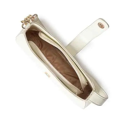 Fastrack Casual Shoulder Bag with Zipper and Magnetic Button for Girls, Medium Size with Internal Zipper, Made with Premium Faux Leather, Versatile and Durable Design SaumyasStore