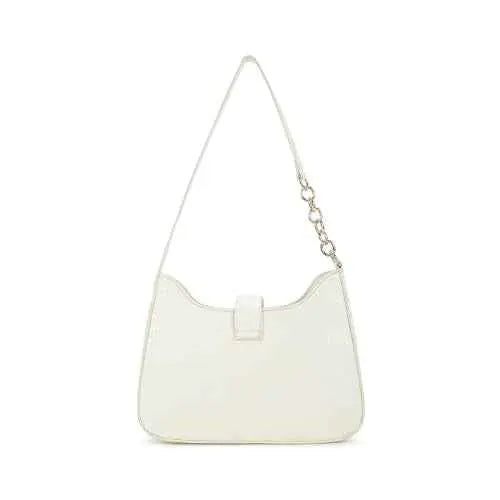 Fastrack Casual Shoulder Bag with Zipper and Magnetic Button for Girls, Medium Size with Internal Zipper, Made with Premium Faux Leather, Versatile and Durable Design SaumyasStore