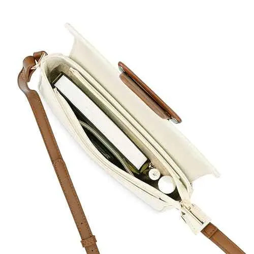 Fastrack Casual Sling Bag with Buckle Detail | Faux-Leather Women's Handbags | Sling for Casual Carry SaumyasStore