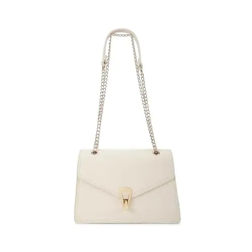 Fastrack Casual Sling Bag with Lock Closure for Girls, Medium Size with Internal Organiser, Handheld Design and Metal Chain Sling SaumyasStore