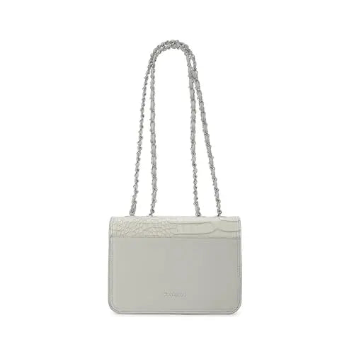 Fastrack Casual Sling Bag with Lock Closure for Girls, Medium Size with Internal Organiser and Metal Chain Strap, Made with Premium Faux Leather SaumyasStore