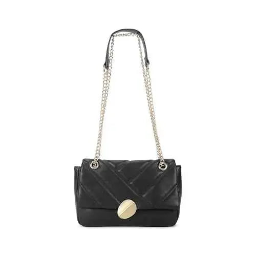 Fastrack Casual Sling Bag with Magnetic Button for Girls, Medium Size with Internal Zipper, Made with Premium Faux Leather, Versatile and Durable Design SaumyasStore