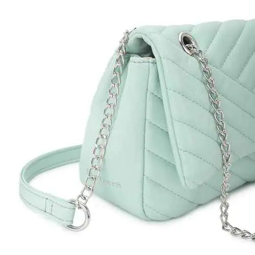 Fastrack Casual Sling Bag with Magnetic Button for Girls, Medium Size with Internal Zipper, Made with Premium Faux Leather, Versatile and Durable Design SaumyasStore