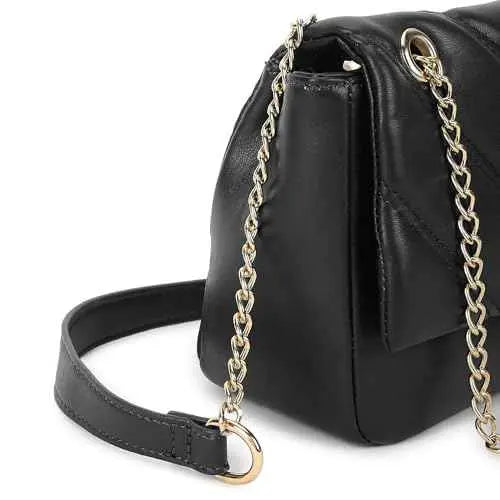 Fastrack Casual Sling Bag with Magnetic Closure for Girls, Medium Size with Internal Zipper, Made with Premium Faux Leather, Versatile and Durable Design SaumyasStore