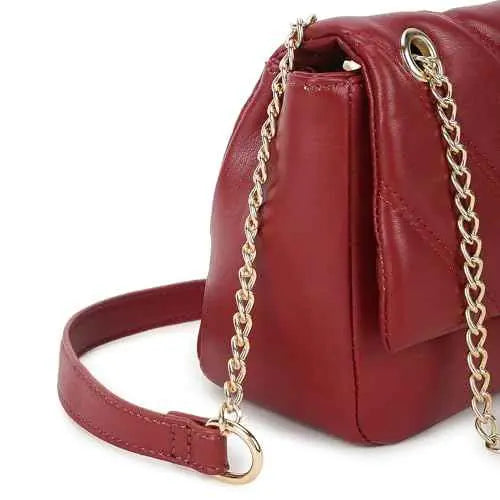 Fastrack Casual Sling Bag with Magnetic Closure for Girls, Medium Size with Internal Zipper, Made with Premium Faux Leather, Versatile and Durable Design SaumyasStore