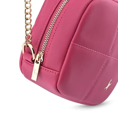 Fastrack Cube Crush Carry Sling | Faux-Leather Women's Handbags | Sling for Casual Carry SaumyasStore