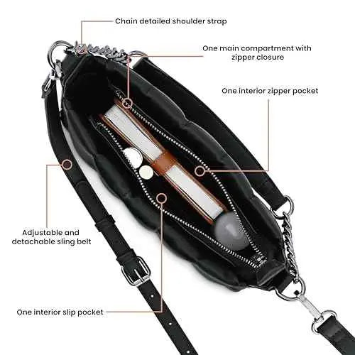 Fastrack Edge Sling | Faux-Leather Women's Handbags | Sling for Casual Carry SaumyasStore