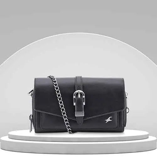 Fastrack Edge Sling | Faux-Leather Women's Handbags | Sling for Casual Carry SaumyasStore