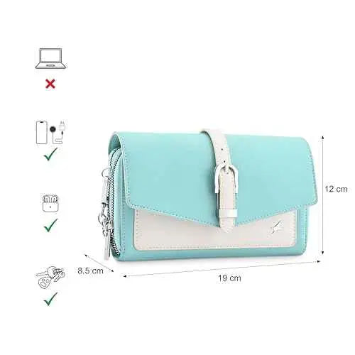 Fastrack Edge Sling | Faux-Leather Women's Handbags | Sling for Casual Carry SaumyasStore