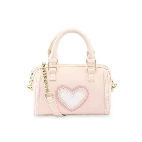 Fastrack HeartPop Handheld Sling, Made with Premium Faux Leather, Versatile and Durable Design, Gold Metal Accents, Detachable Sling Strap SaumyasStore