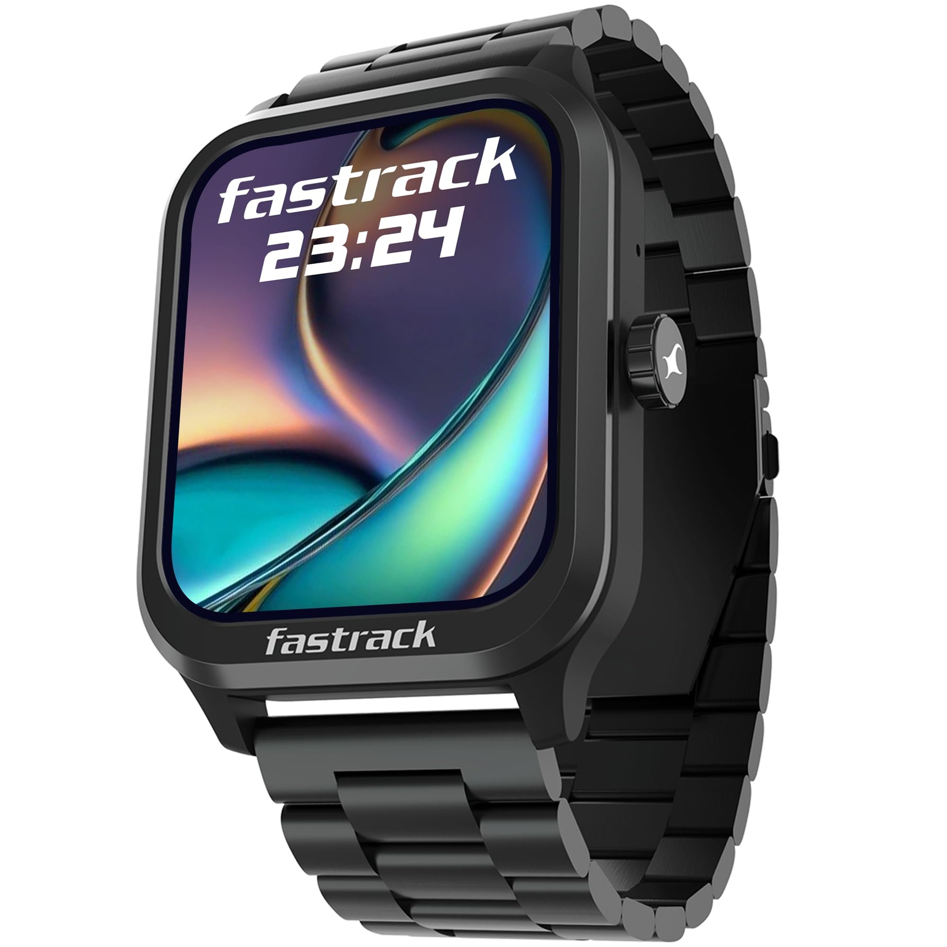 Fastrack Limitless FS2 Classic Smart Watch, 1.83” TFT Display, 240 * 284 Pixel Resolution, SingleSync BT Calling, AI Voice Assistant, 100+ Sports Modes & Smartwatch Faces, IP68 (Black) SaumyasStore