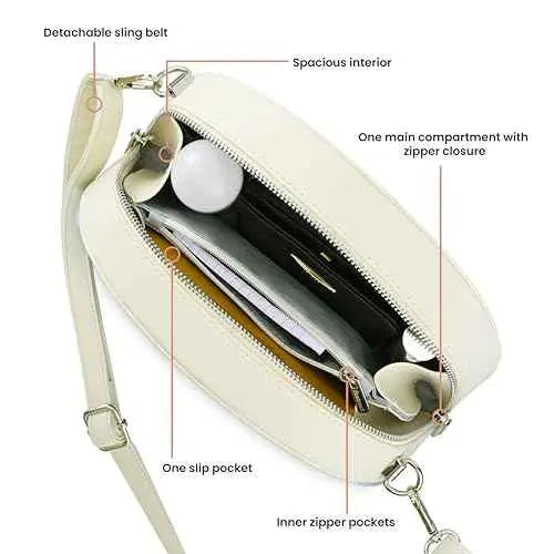 Fastrack Lunette Sling | Faux-Leather Women's Handbags | Sling for Casual Carry SaumyasStore