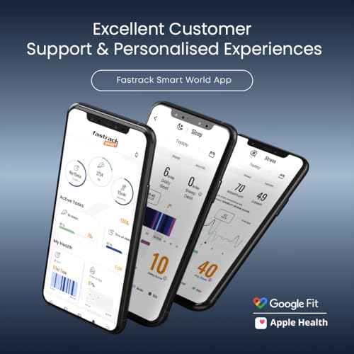 Fastrack Marvellous FX2 Smart Watch, 3.9 CM AMOLED Display, Functional Crown,SingleSync BT Calling, Metal Design, 1000 Nits Brightness, IP68, Upto 5-Day Battery Life, Dynamic Smartwatch Faces (Black) SaumyasStore