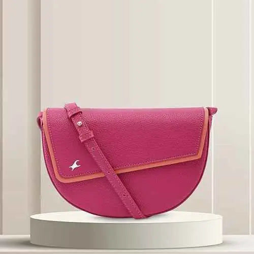 Fastrack Nova Sling | Faux-Leather Women's Handbags | Sling for Casual Carry SaumyasStore