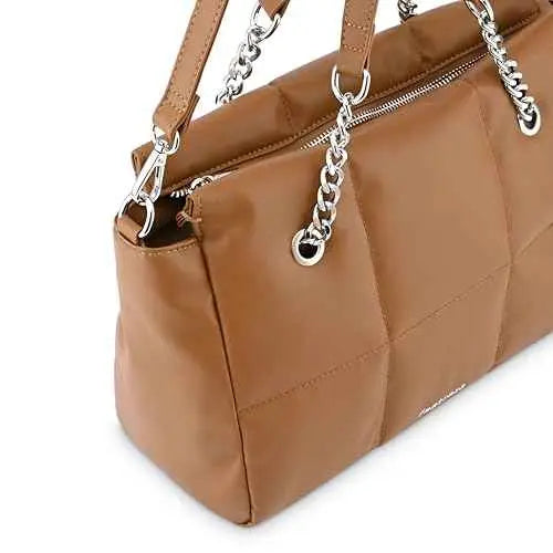 Fastrack Puff It Up Satchel | Faux-Leather Women's Handbags | Satchel for Casual Carry SaumyasStore