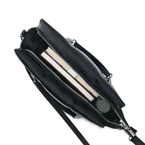 Fastrack Puff It Up Satchel | Faux-Leather Women's Handbags | Satchel for Casual Carry SaumyasStore