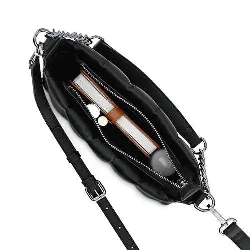 Fastrack Quilt Crush Shoulder Bag | Faux-Leather Women's Handbags | Shoulder for Casual Carry SaumyasStore