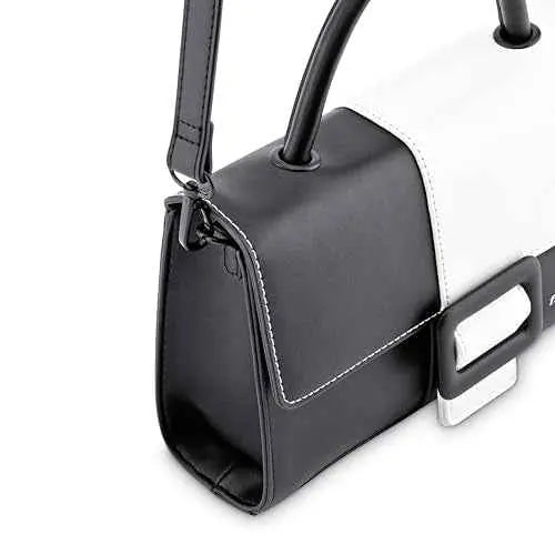 Fastrack Snap and Style Satchel | Faux-Leather Women's Handbags | Satchel for Casual Carry SaumyasStore