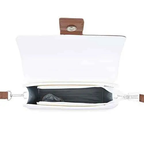 Fastrack Snap and Style Satchel | Faux-Leather Women's Handbags | Satchel for Casual Carry SaumyasStore