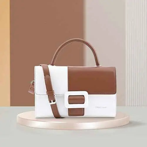 Fastrack Snap and Style Satchel | Faux-Leather Women's Handbags | Satchel for Casual Carry SaumyasStore