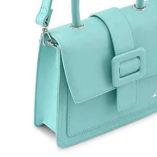 Fastrack Solid Structured Satachel | Faux-Leather Women's Handbags | Satchel for Casual Carry SaumyasStore
