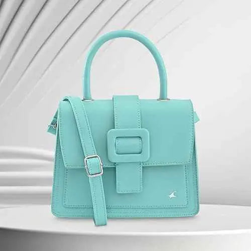 Fastrack Solid Structured Satachel | Faux-Leather Women's Handbags | Satchel for Casual Carry SaumyasStore