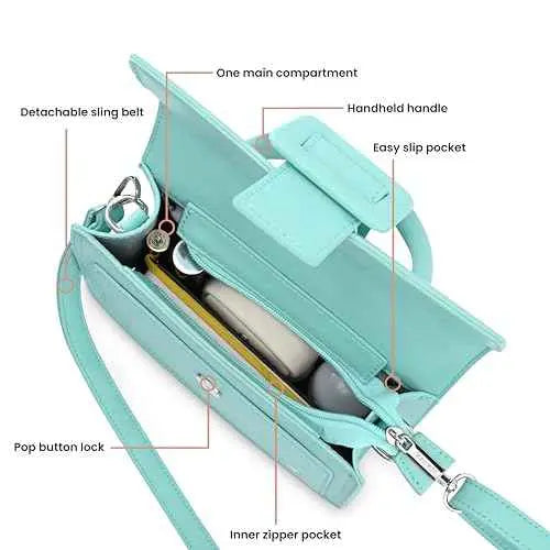 Fastrack Solid Structured Satachel | Faux-Leather Women's Handbags | Satchel for Casual Carry SaumyasStore