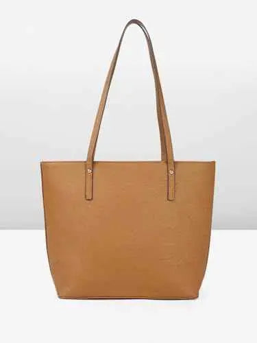 Fastrack Solid Structured Work Tote for Women | with Quick Access Pocket & Zipper Compartment SaumyasStore
